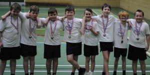 silver medals for the boys athletics team
