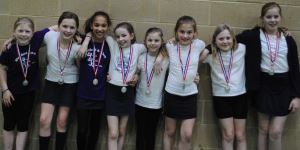 silver medals for the girls athetics team